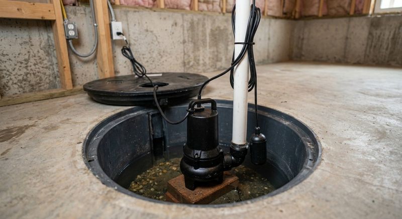 Basement Drainage Installation in Framingham, MA