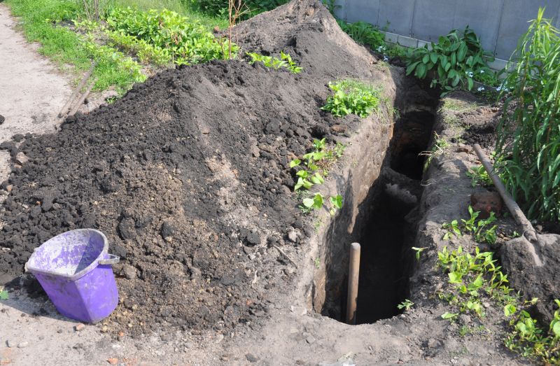 Downspout Trenching in Houston, TX