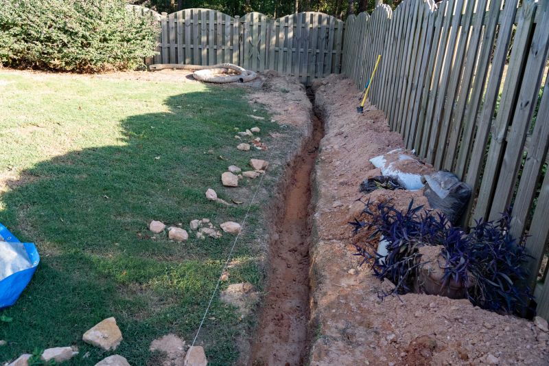 Stormwater Trench Digging