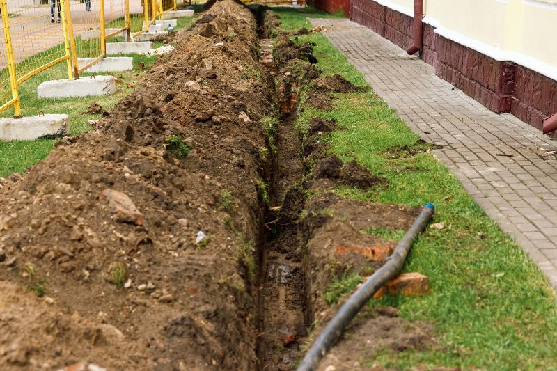 Stormwater Trench Digging